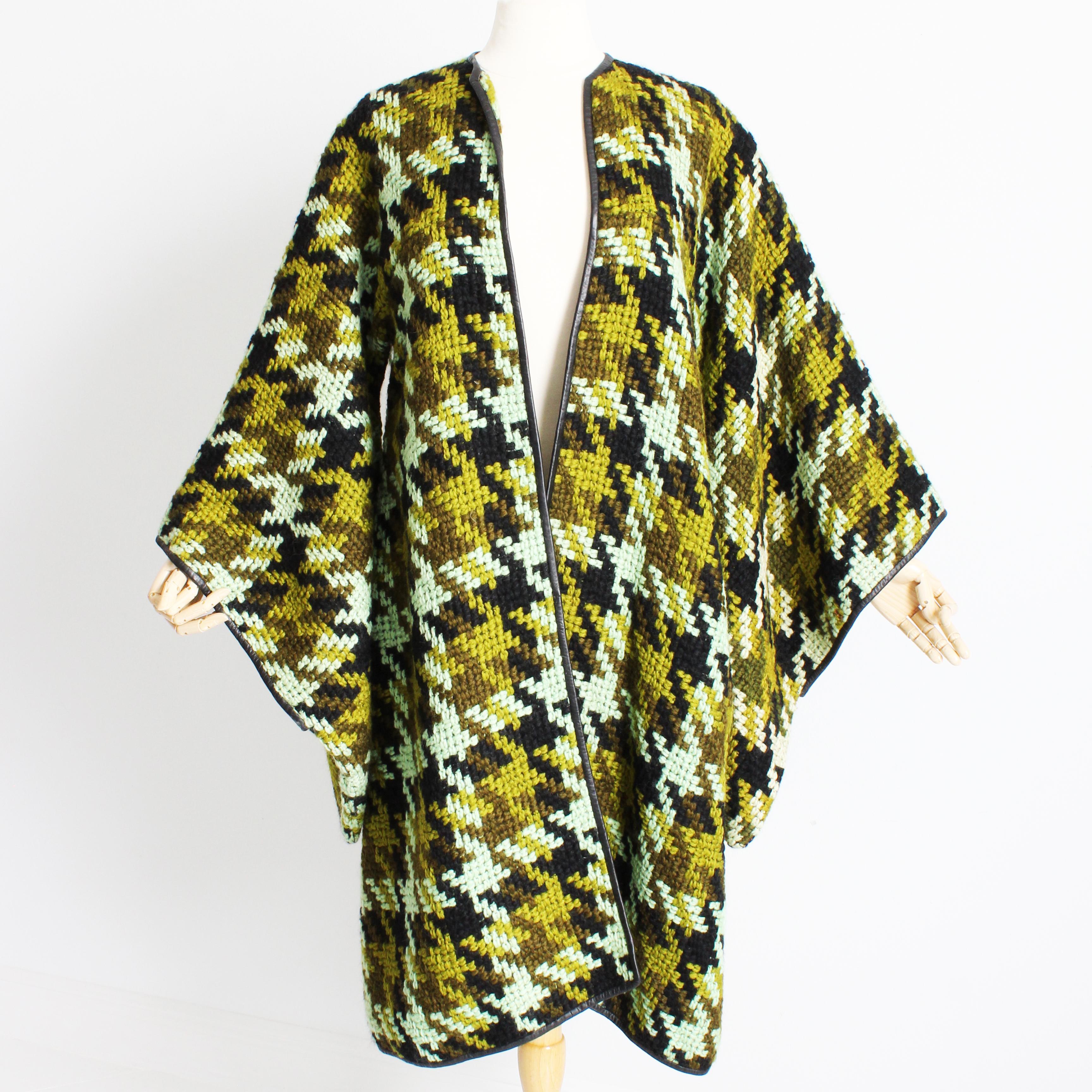 Bonnie Cashin for Sills Coat Oversized Trailing Sleeves Vintage Rare Documented For Sale 5