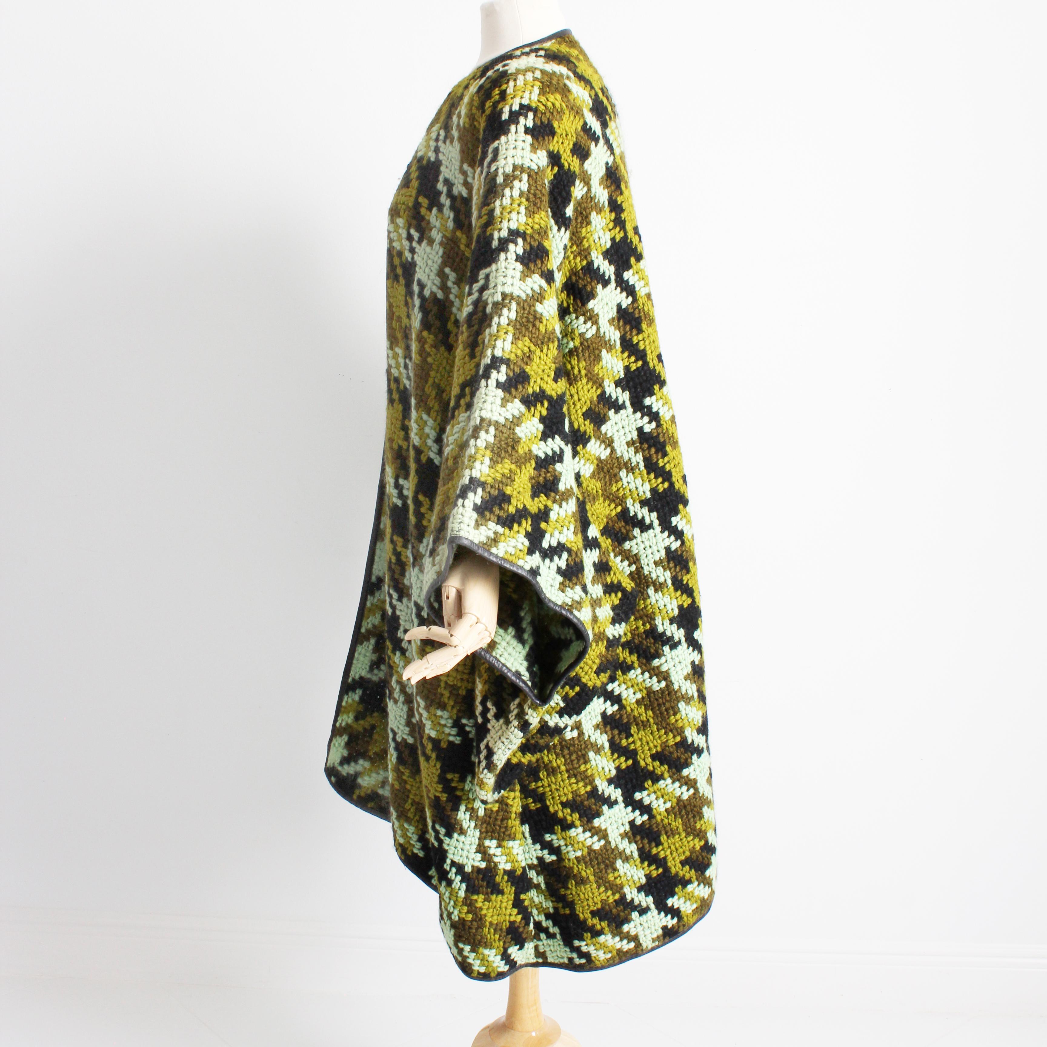 Bonnie Cashin for Sills Coat Oversized Trailing Sleeves Vintage Rare Documented For Sale 7