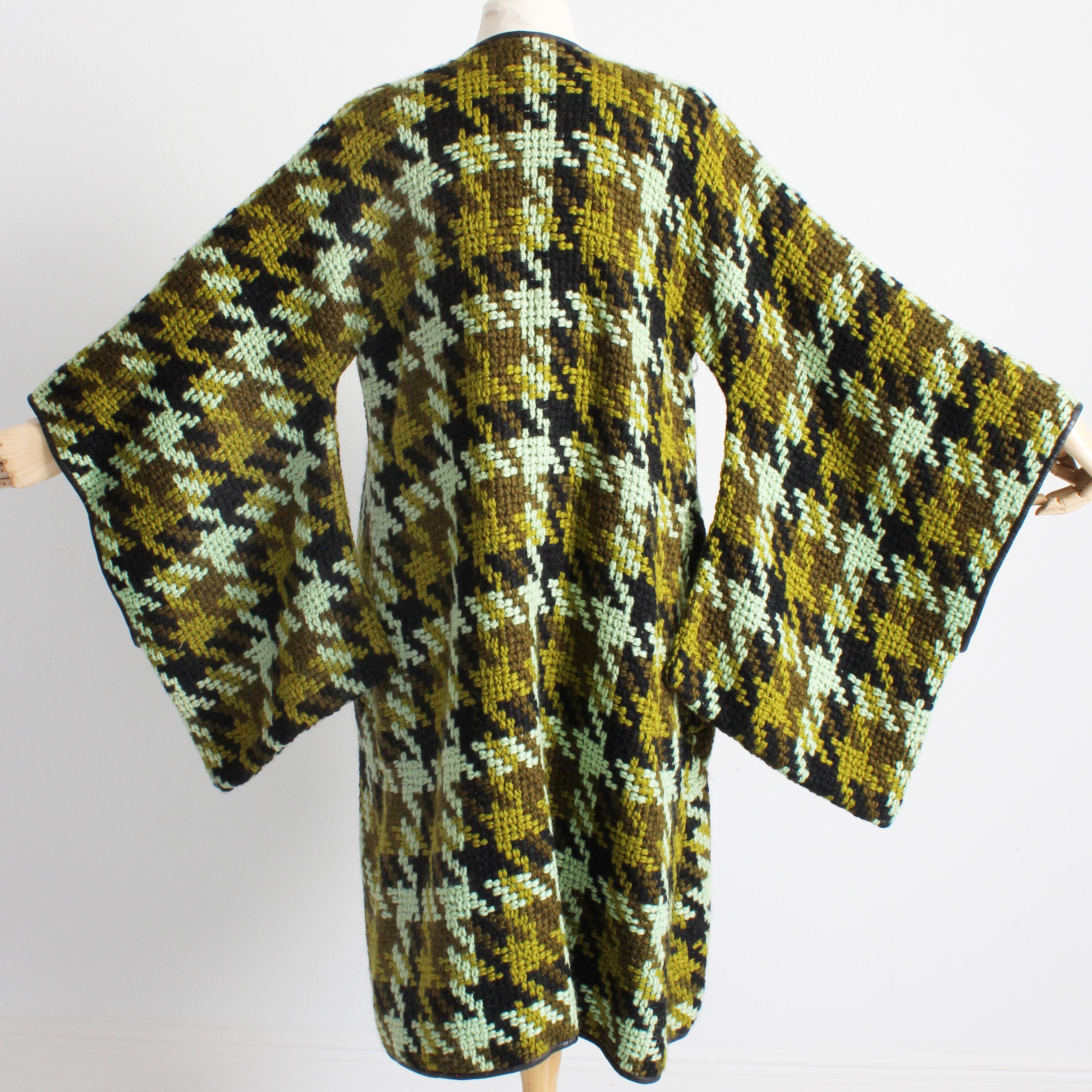 Bonnie Cashin for Sills Coat Oversized Trailing Sleeves Vintage Rare Documented For Sale 8