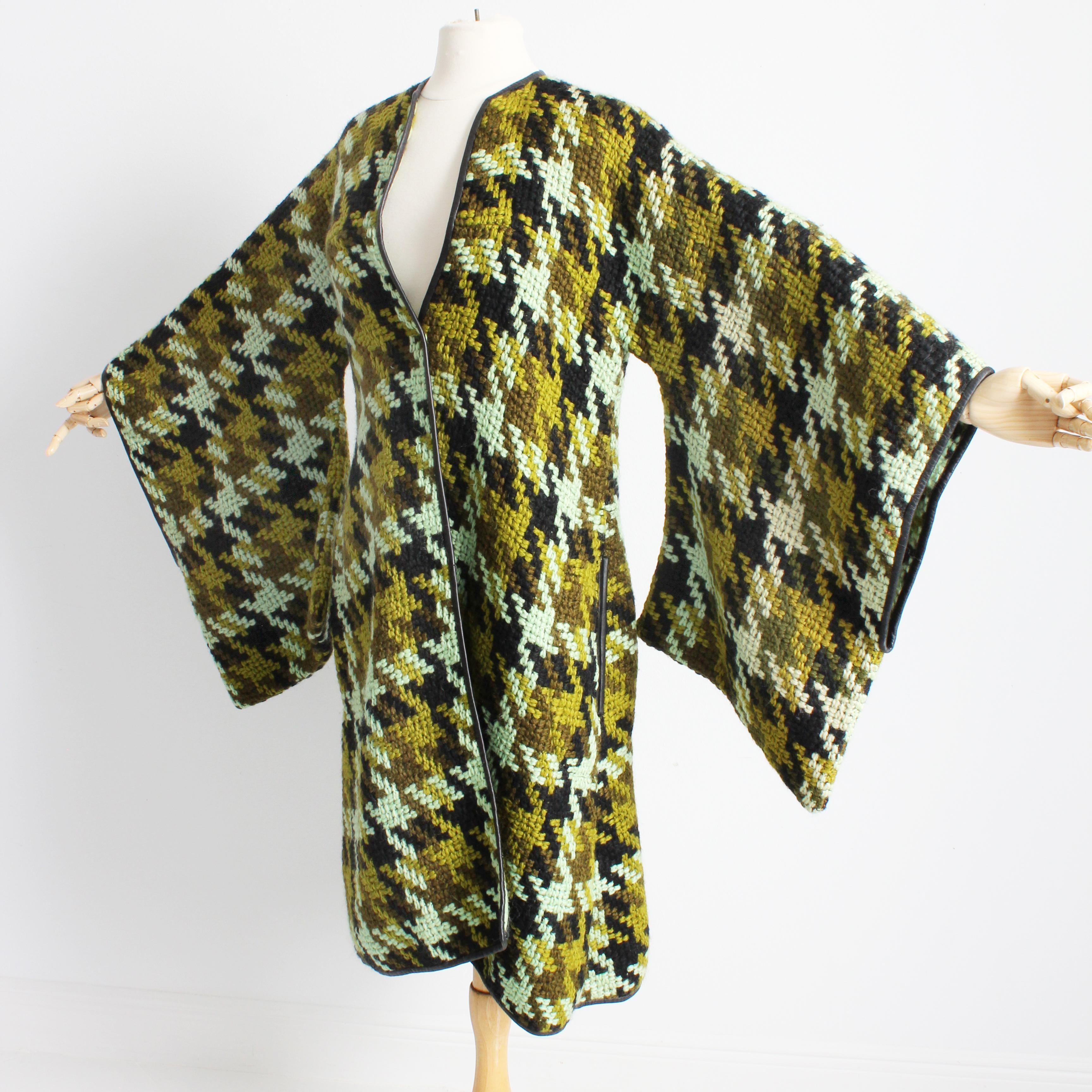 Bonnie Cashin for Sills Coat Oversized Trailing Sleeves Vintage Rare Documented For Sale 2