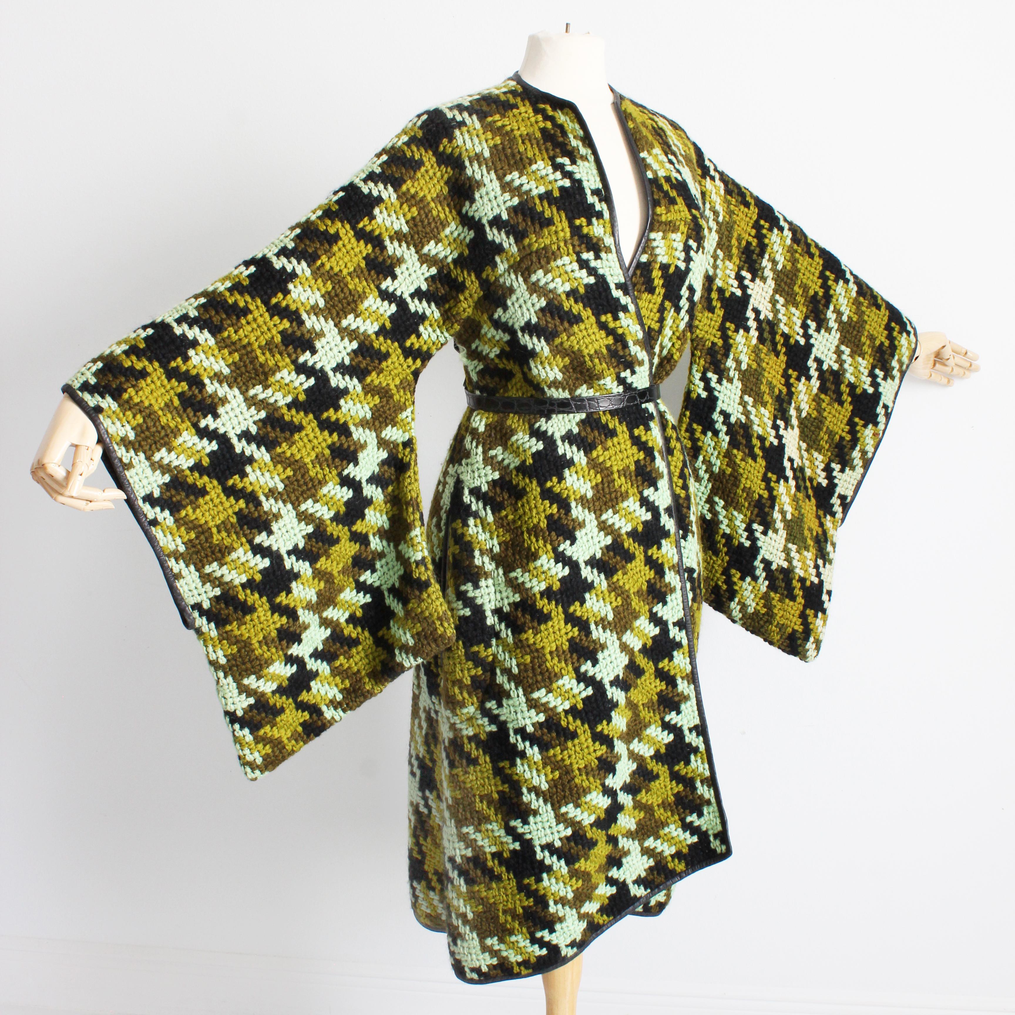 Bonnie Cashin for Sills Coat Oversized Trailing Sleeves Vintage Rare Documented For Sale 3