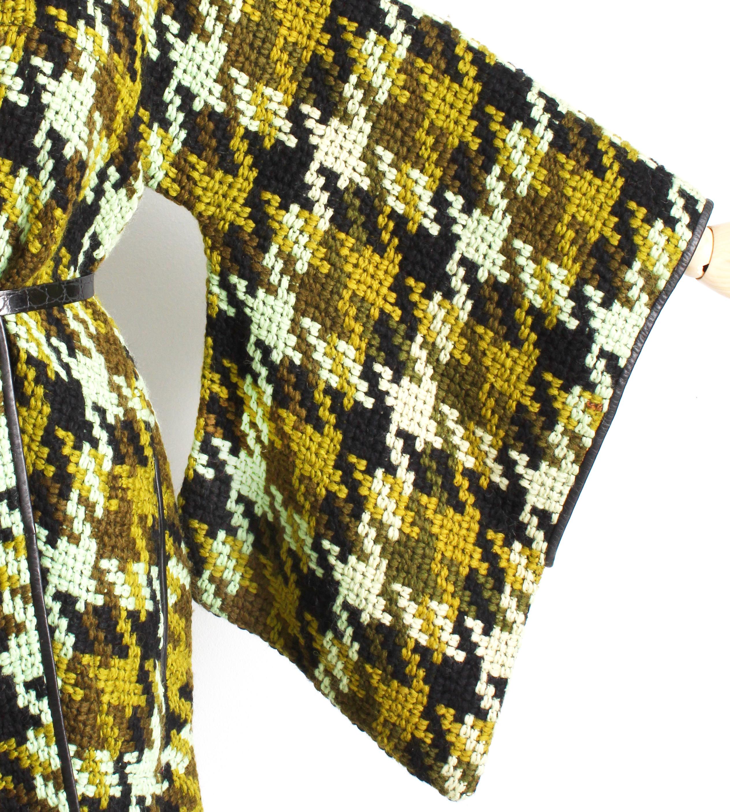 Bonnie Cashin for Sills Coat Oversized Trailing Sleeves Vintage Rare Documented For Sale 4