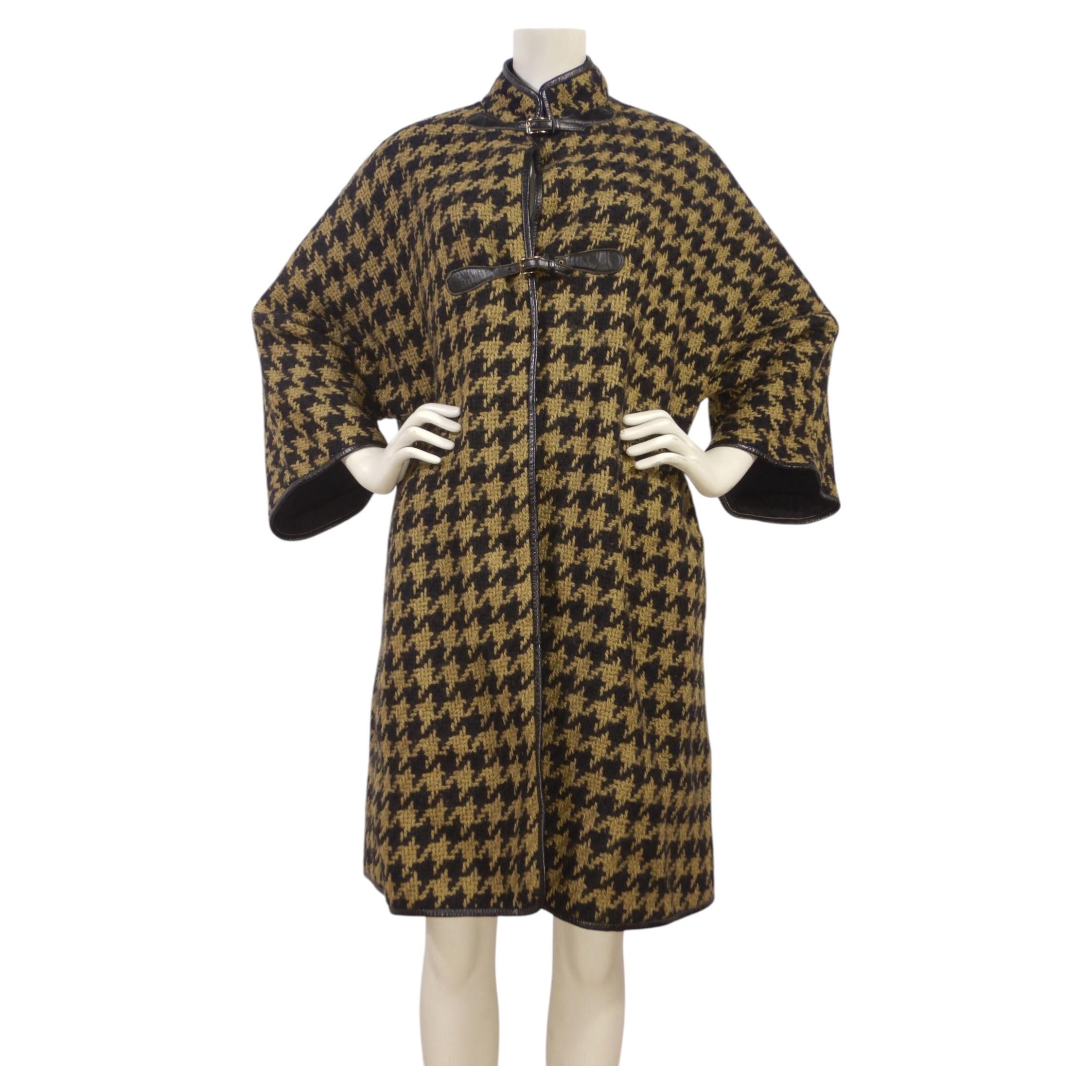 Bonnie Cashin for Sills Cappotto a spina di pesce vintage
