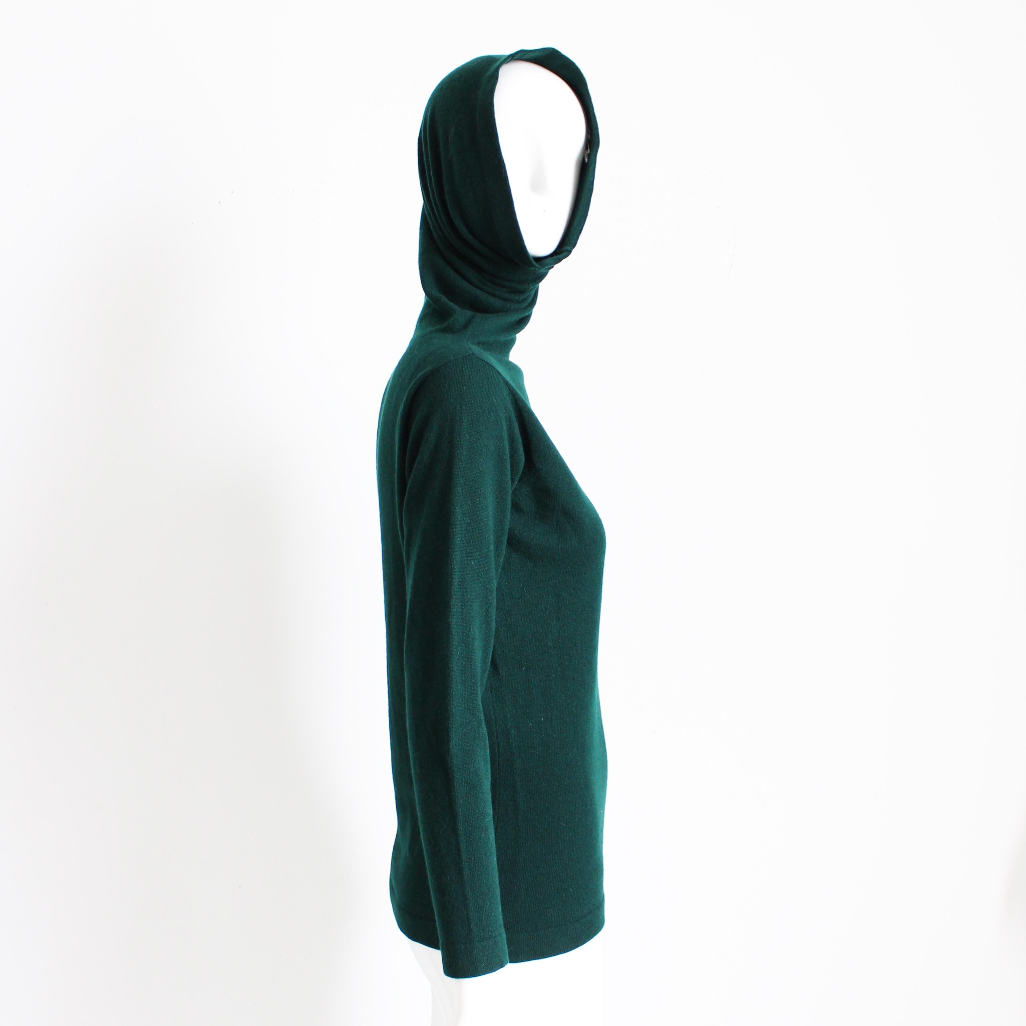 Pull col en cachemire Bonnie Cashin Saks 5th Ave rare et vintage en vente 8