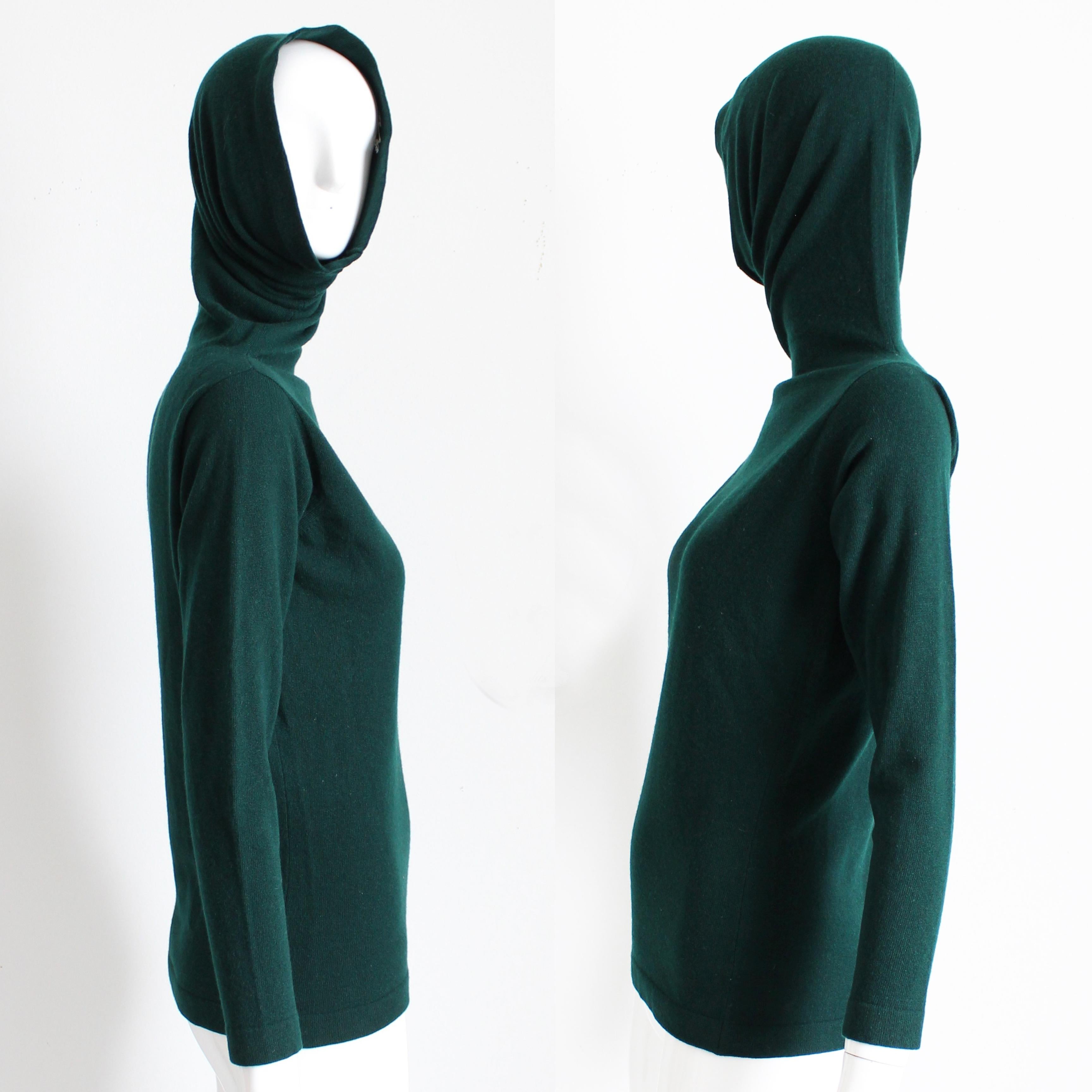 Pull col en cachemire Bonnie Cashin Saks 5th Ave rare et vintage en vente 1