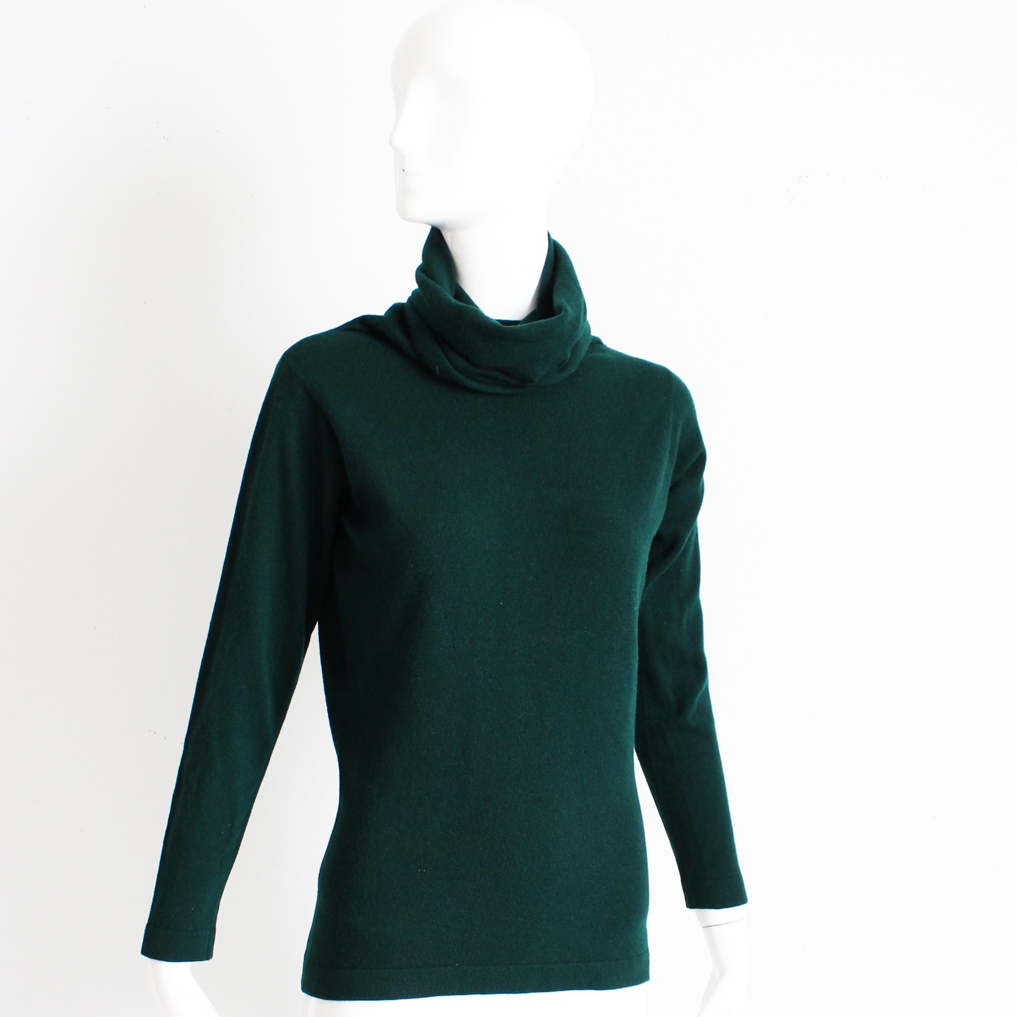 Pull col en cachemire Bonnie Cashin Saks 5th Ave rare et vintage en vente 3
