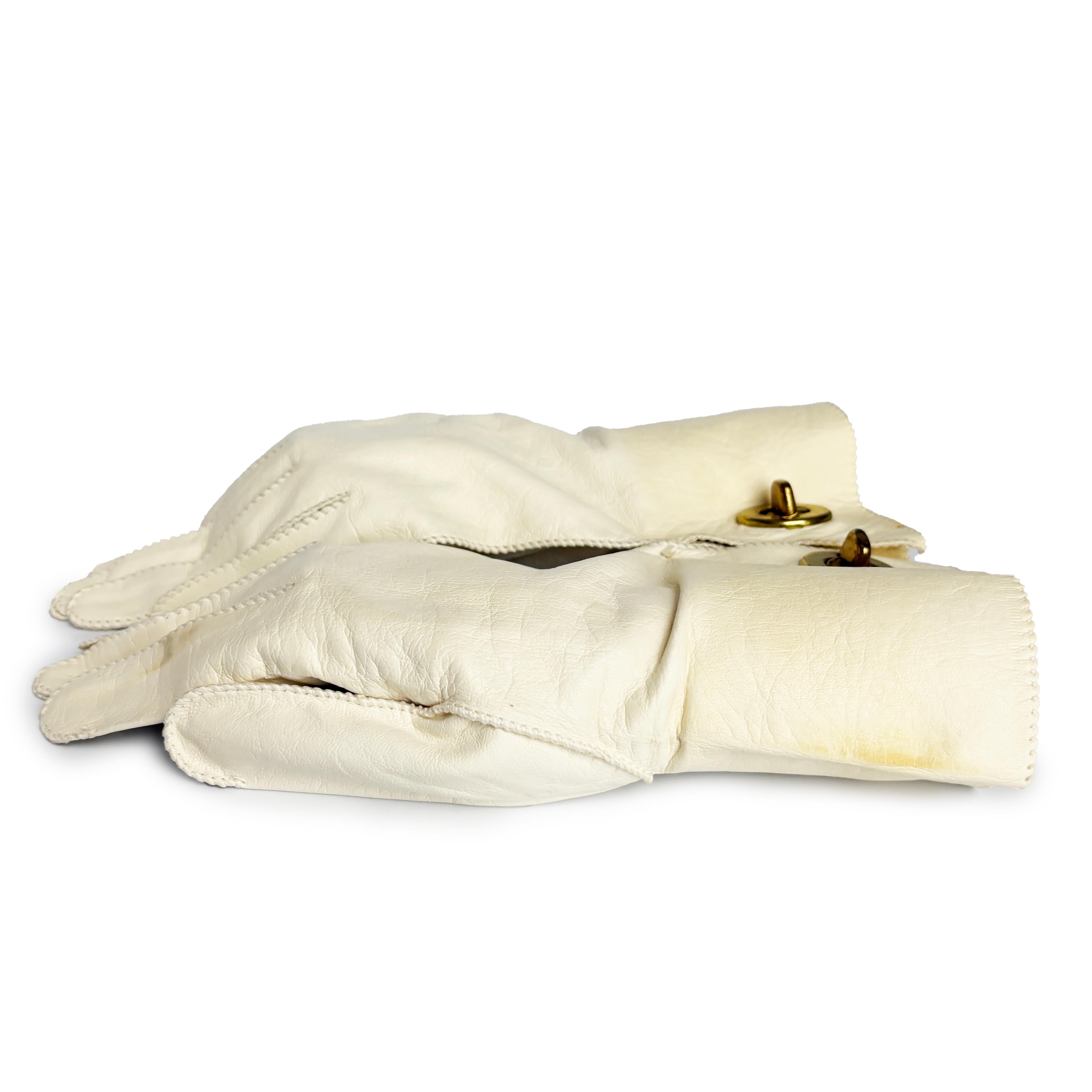 Bonnie Cashin Leather Gloves Gauntlet Style Iconic Turn Lock Vintage Crescendoe For Sale 7
