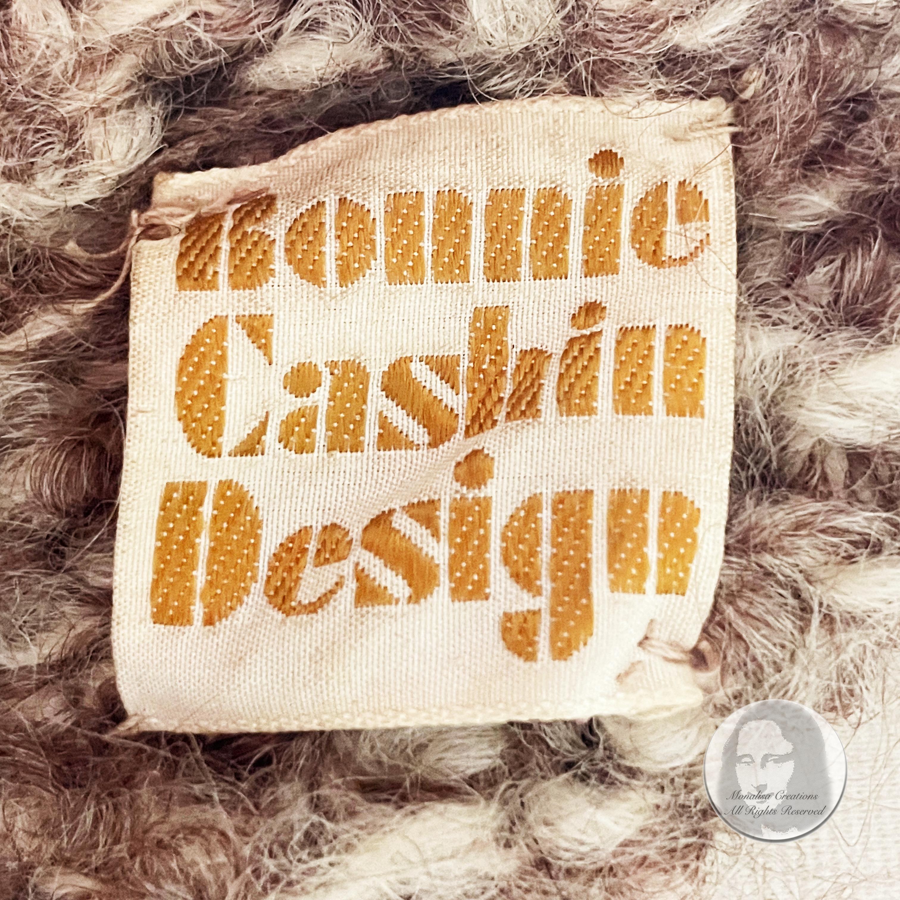 Bonnie Cashin The Knittery Cardigan Veste à manches kimono tricotée à la main, rare, années 70 en vente 7
