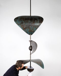 Bonnie Config 1 Contemporary Custom Large LED Sculptural Chandelier