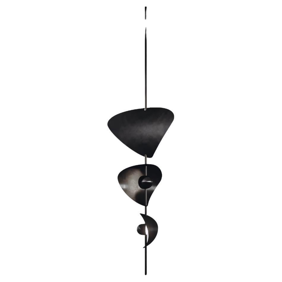 Lustre linéaire contemporain LED Bonnie Config 1, laiton massif de 40 cm/16"