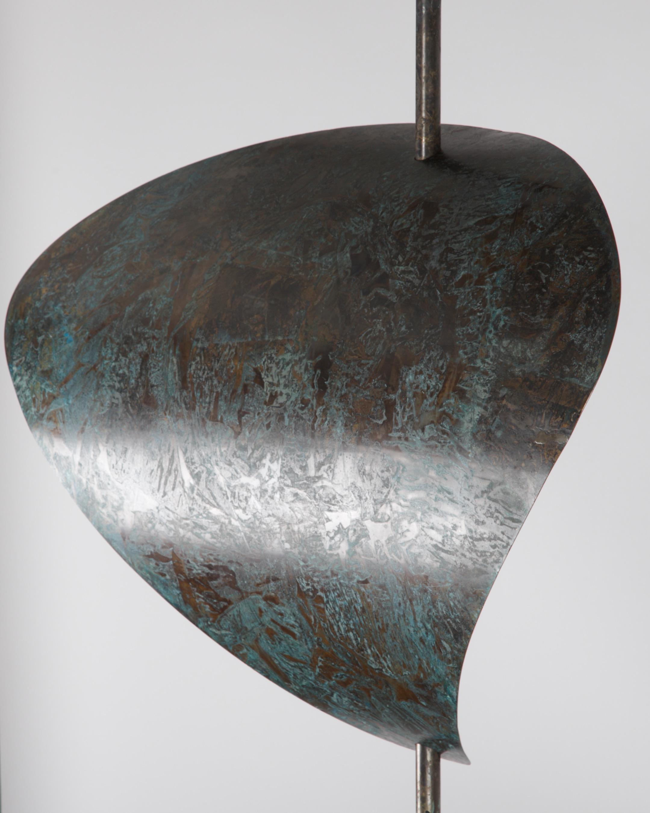 Bonnie Config 1 Contemporary XL LED Bronze or Brass Sculptural Chandelier For Sale 5