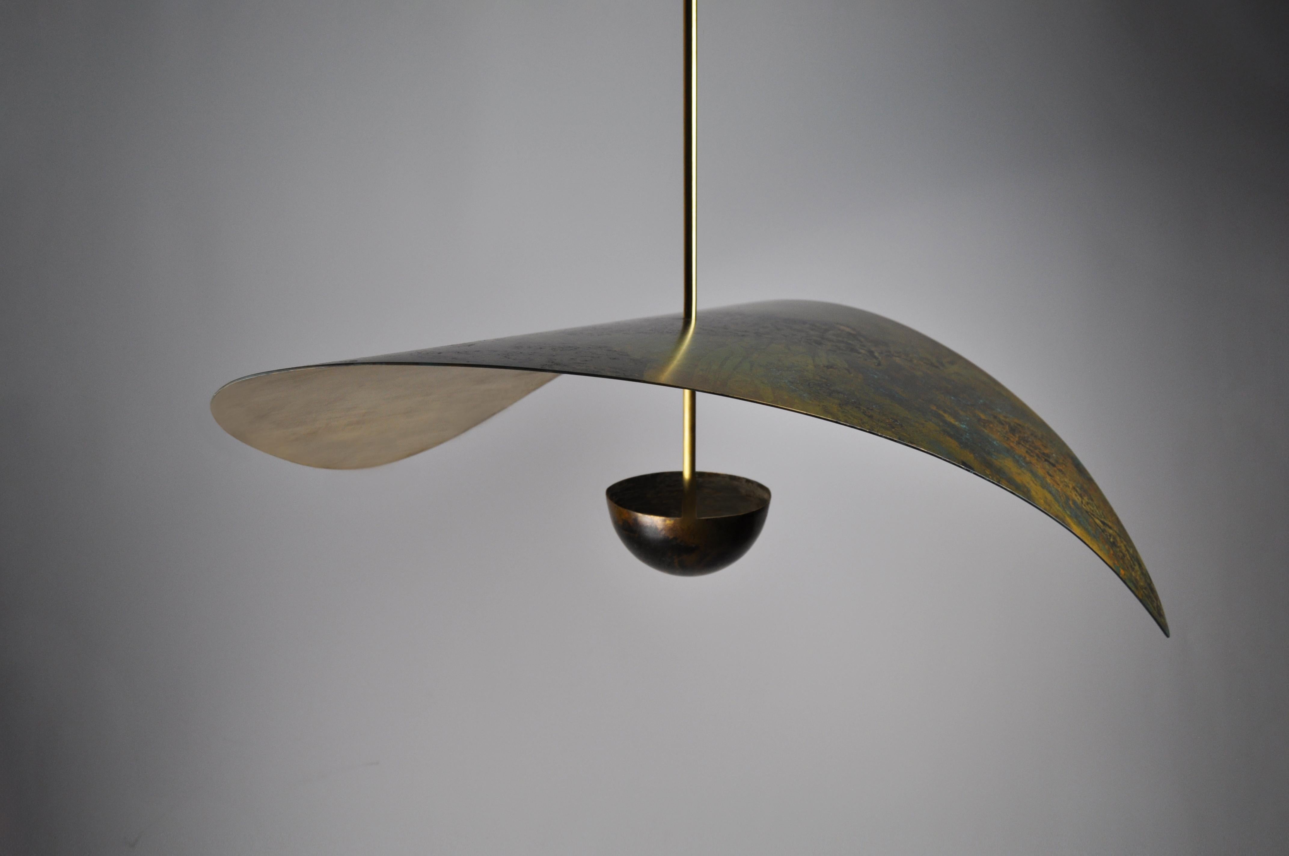 Bonnie Colgante LED Contemporáneo Pequeño, Latón Macizo o Cromado, Hecho a Mano/Acabado Siglo XXI y contemporáneo en venta