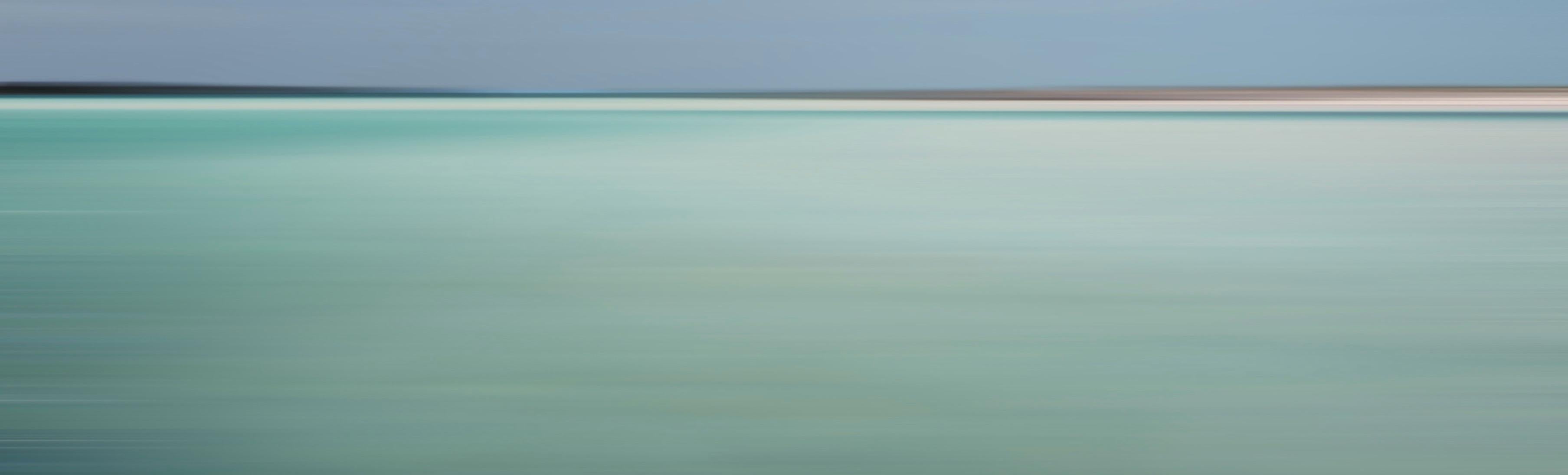 Bonnie Edelman: „Tranquilo Beach Panorama, T&C“, Fotografie, Scapes Series, 2011 (amerikanisch) im Angebot