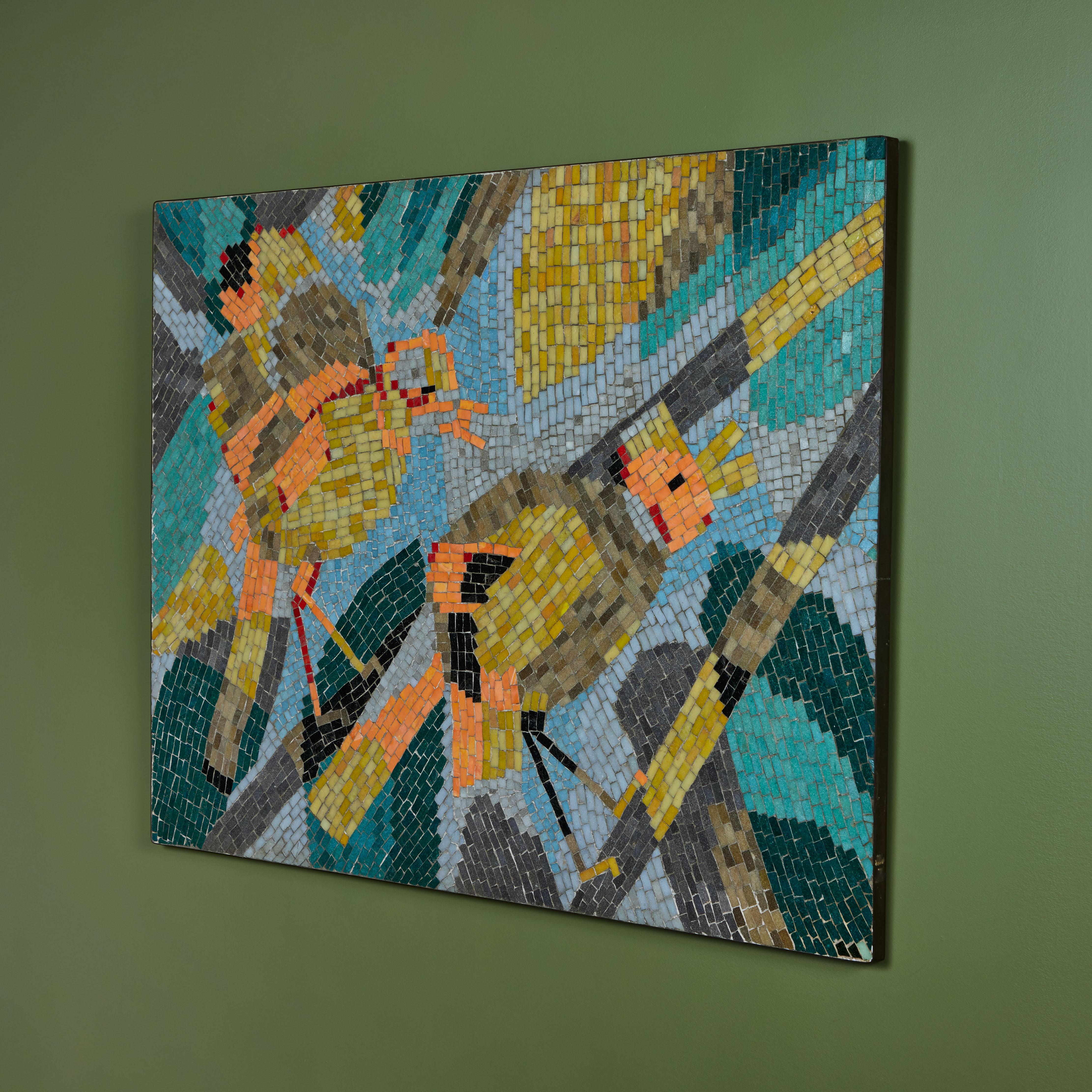 Mid-Century Modern Bonnie Jean Malcolm Mosaic Wall Art