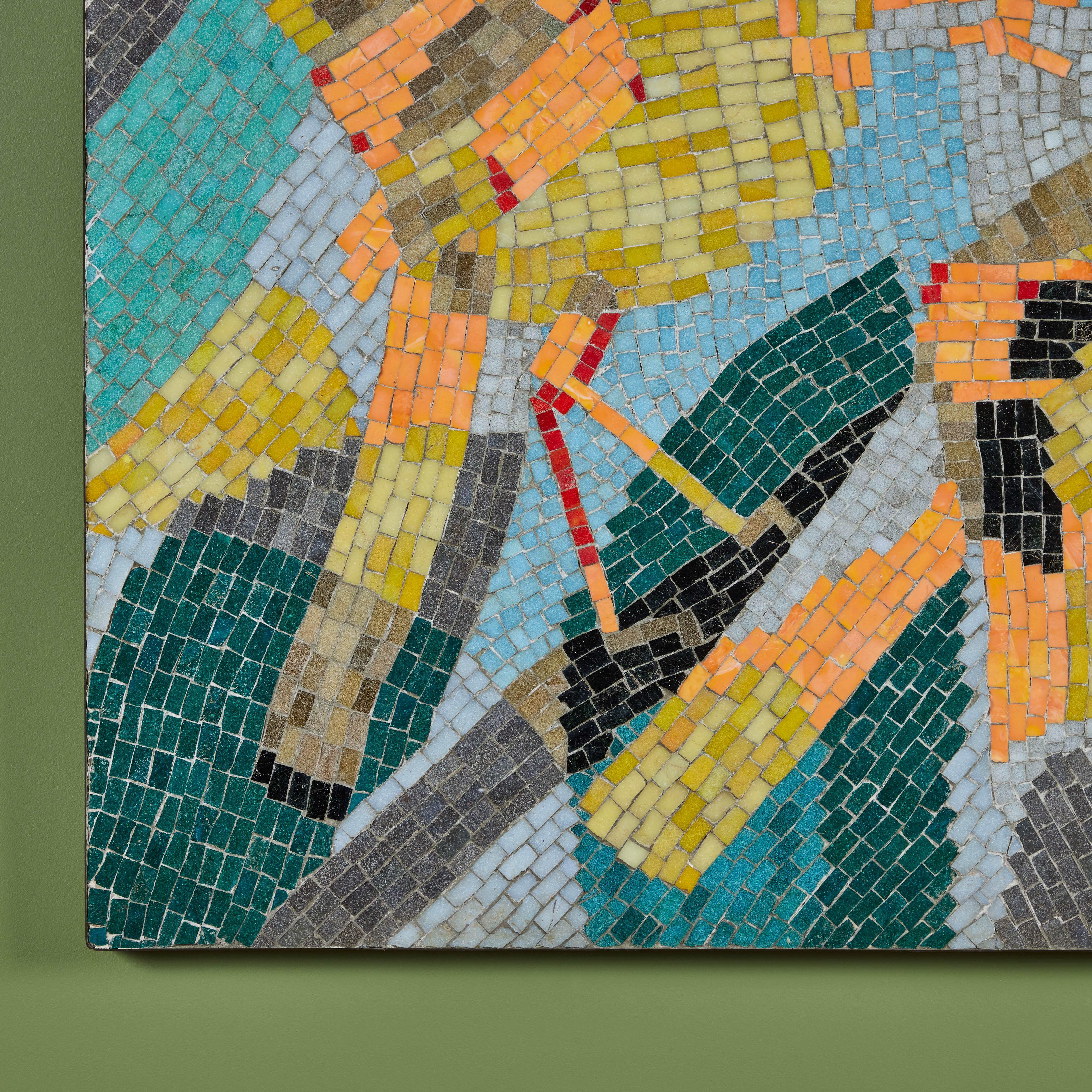 20th Century Bonnie Jean Malcolm Mosaic Wall Art