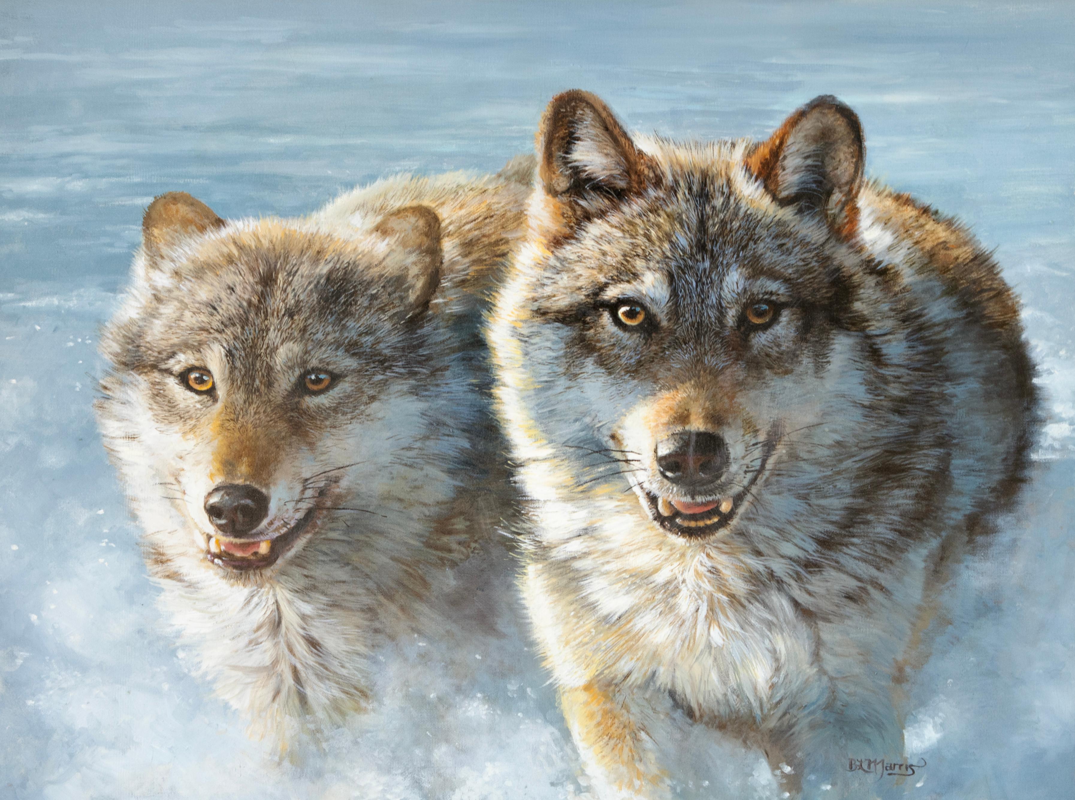 Frisch-Pulver – Painting von Bonnie Marris