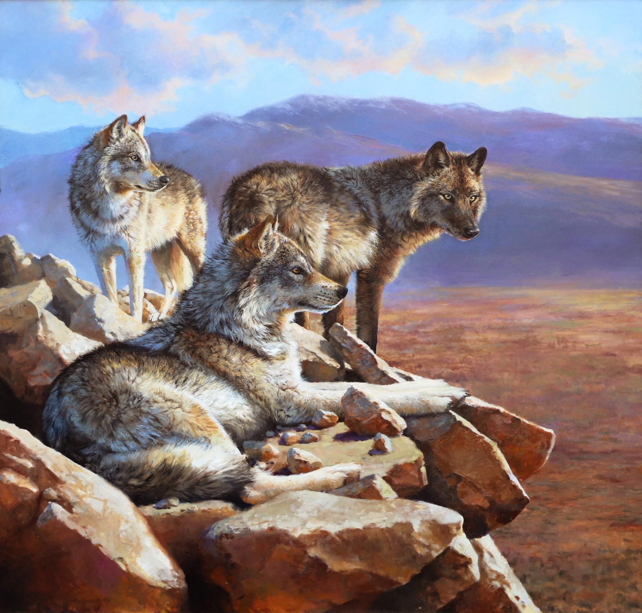 Grande Vista - Dal Passo Beartooth - Painting di Bonnie Marris