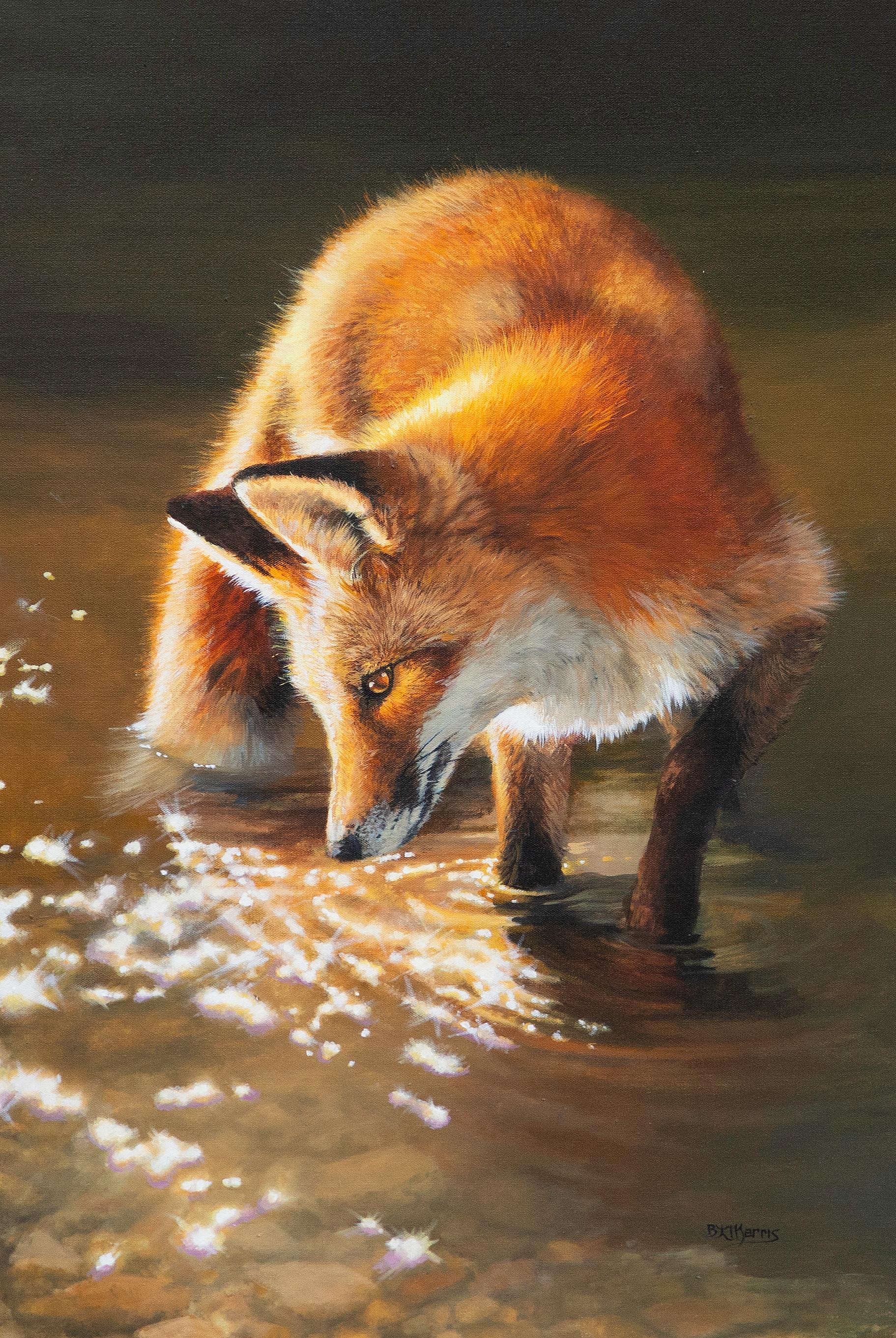 Kein einziger Fisch zu kriegen (Realismus), Painting, von Bonnie Marris