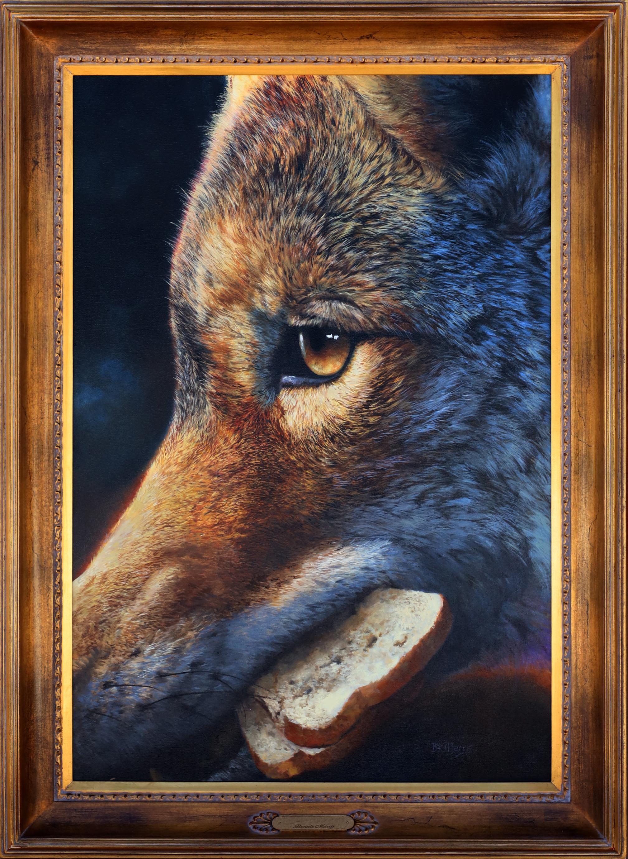 Bonnie Marris Animal Painting - Sandwich Snitch