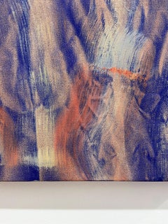 "Paths" - abstract painting, trompe l'oeil, large-scale, colorful