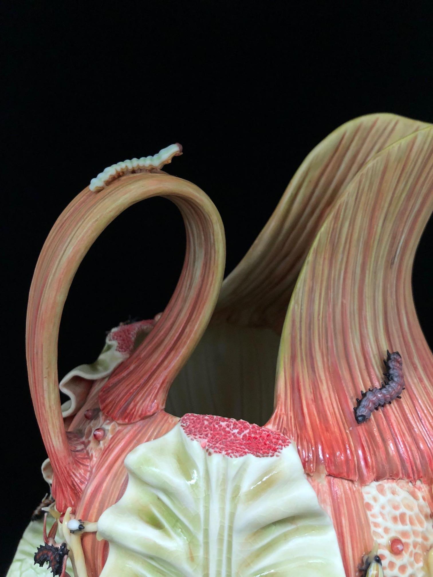 Zeitgenössische Porzellan- und Glasskulptur, Keramik-Design-Krugform, Surreal 5