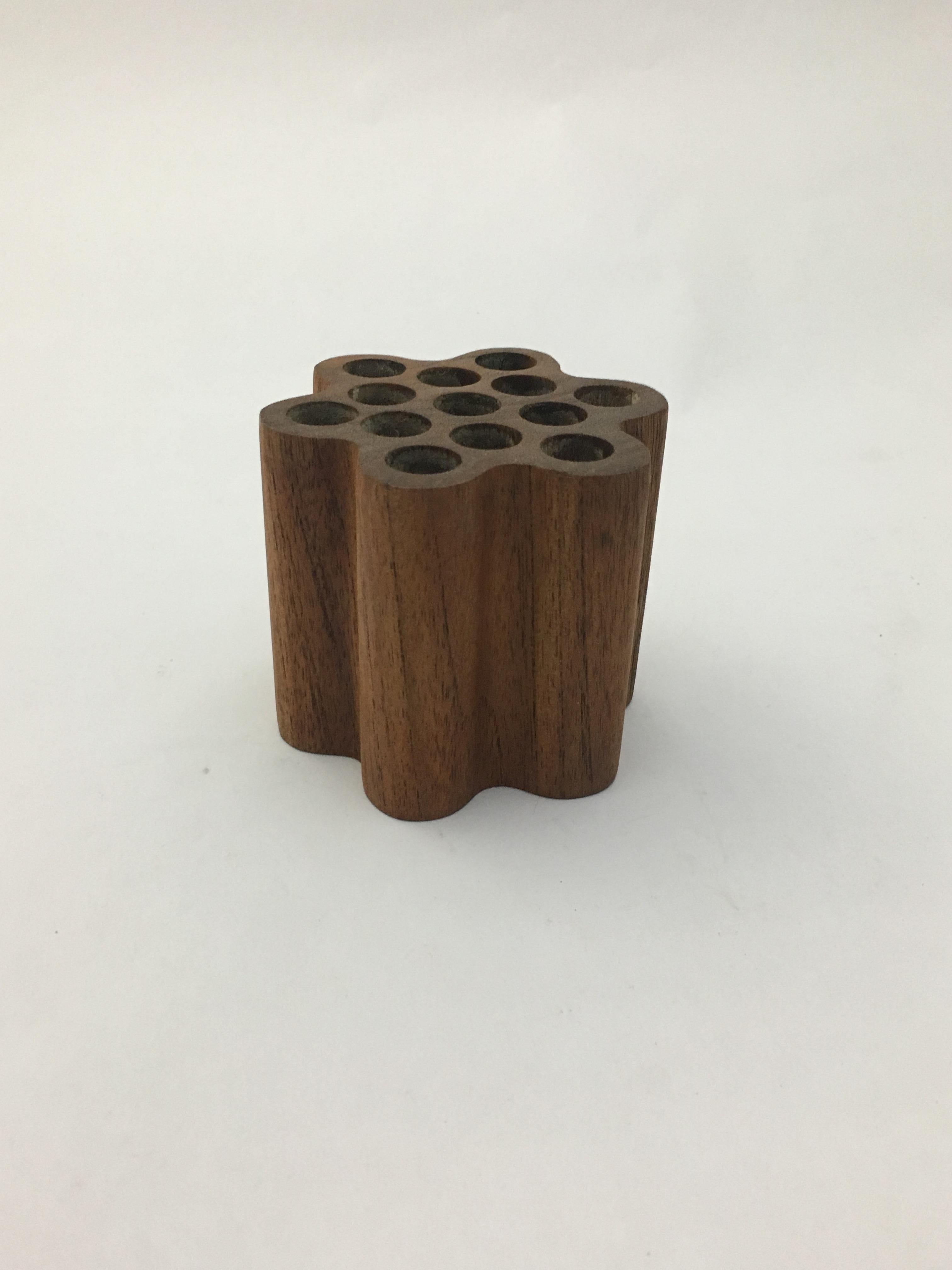 Bonniers Sweden Teak Pen or Pencil Holder 1