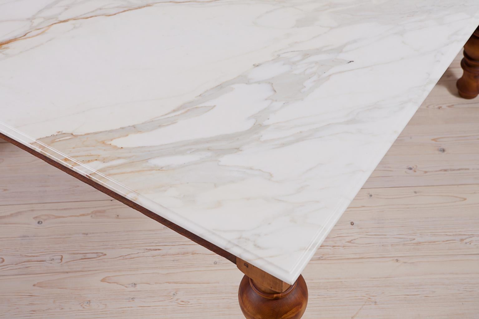 wood table base for marble top