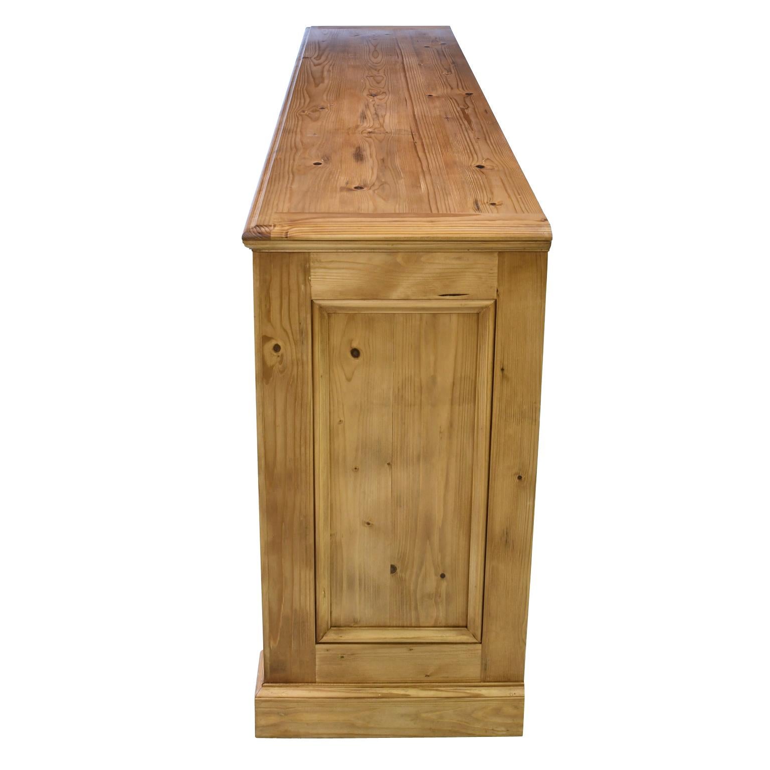 Bonnin Ashley Custom-Made Sideboard in Reclaimed Pine For Sale 1