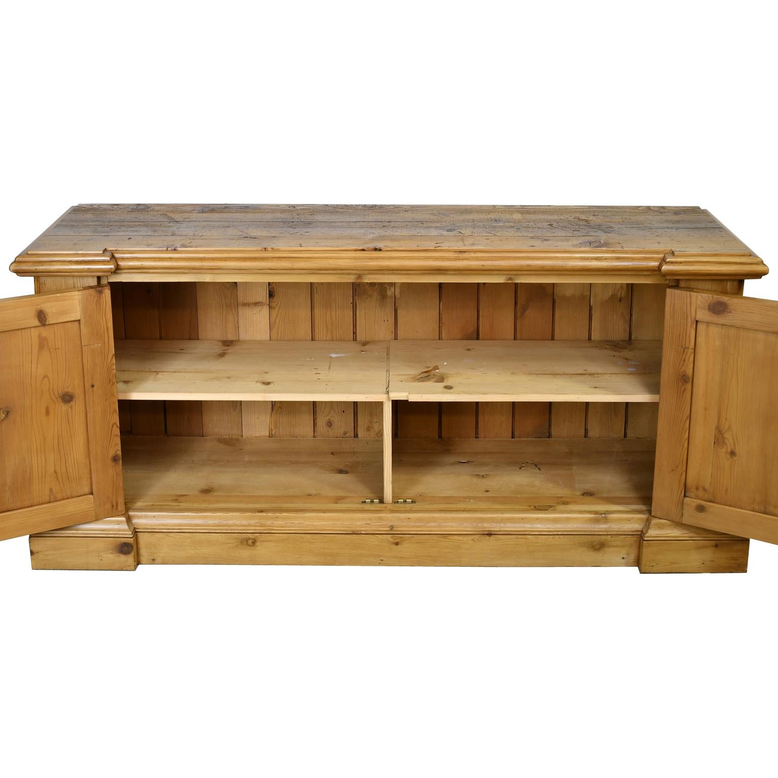 A classically-inspired, Bonnin Ashley custom made cabinet that can be ordered in various lengths, variety of woods and finishes to suit your project. Perfect for use below a flat screen to house all of you TV accessories and equipment. This cabinet