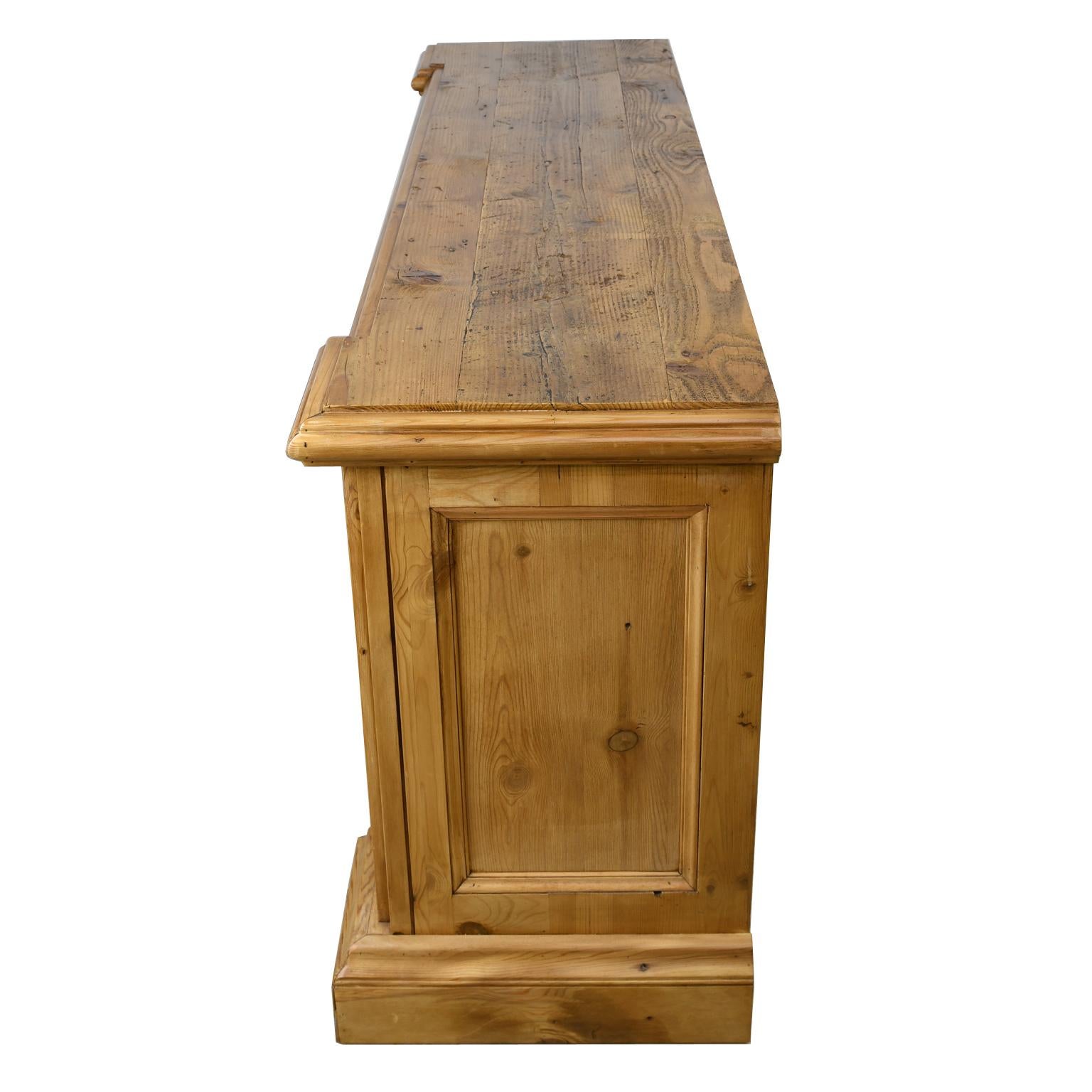 American Bonnin Ashley Custom Made Sideboard Cabinet in Repurposed European Pine