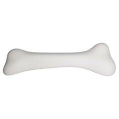 Bonos Bench Outdoor in Ivory Recyclable Polyethylene by Dai Sugasawa