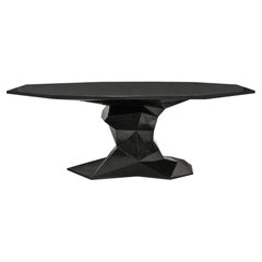 Tavolo da pranzo Bonsai nero - Legno verniciato a mano - Boca Do Lobo