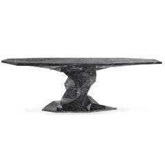 Table de salle à manger Bonsai en faux marbre  - Peinture à la main Vernis Fibre de verre - Boca Do Lobo