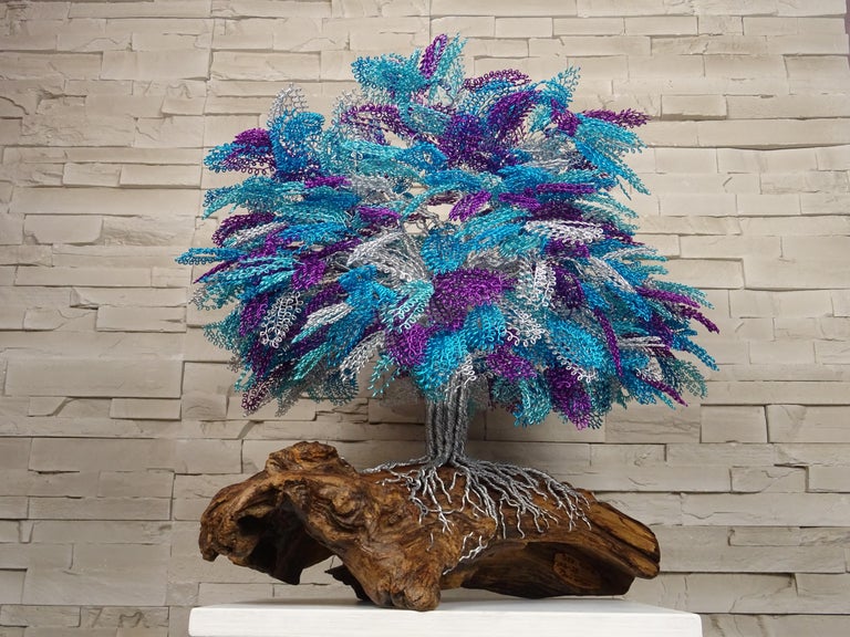 Bonsai "Jacaranda tree", Handmade in Italy, certified and signed by the  artist For Sale at 1stDibs | jacaranda animal, bonsai jacaranda, animal  jacaranda
