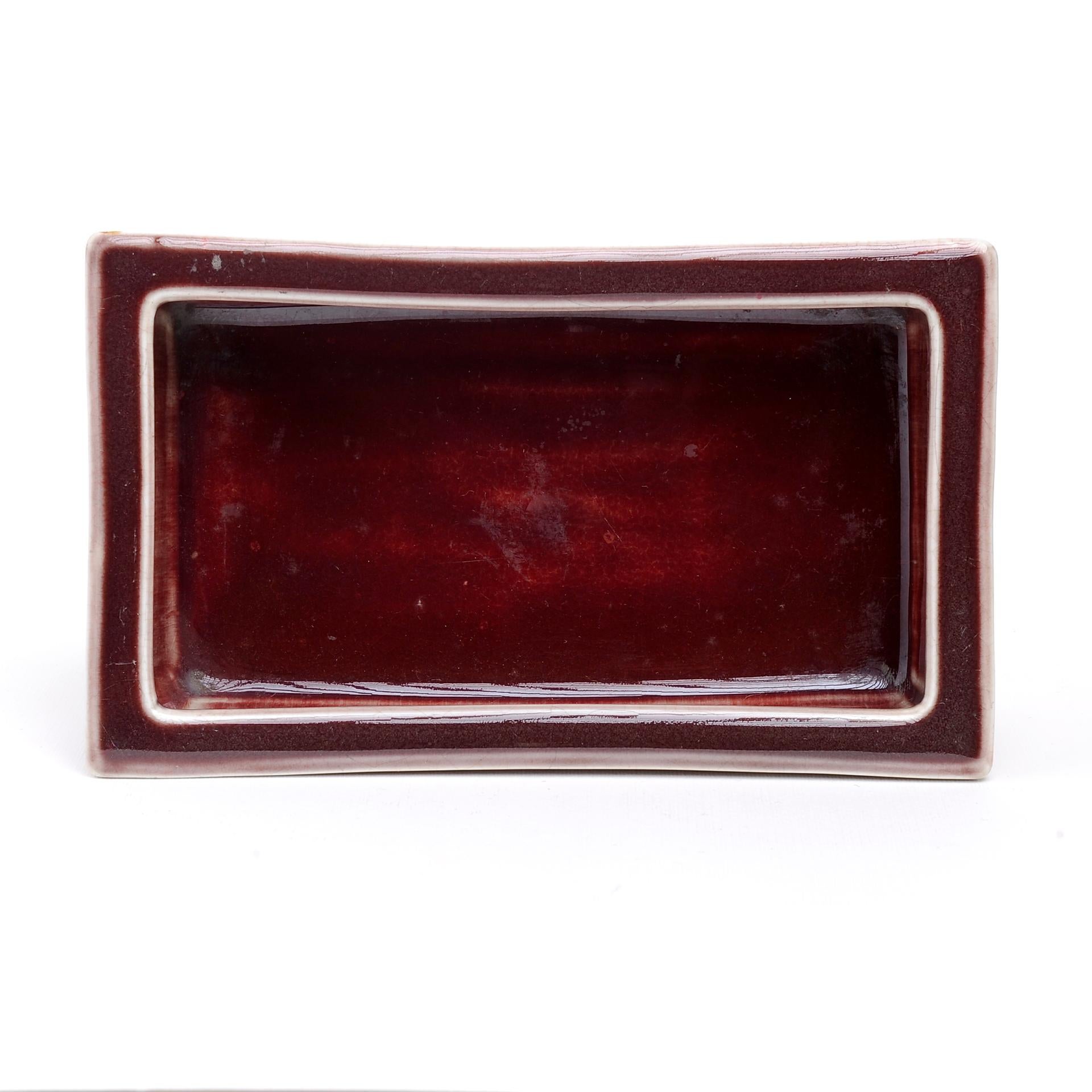 Maceta Bonsái de Porcelana Roja Chino en venta