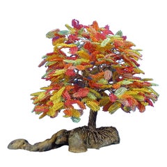 Bonsai printemps en Italie, fabriqué à la main en Italie, signé par l'artiste Sur mesure