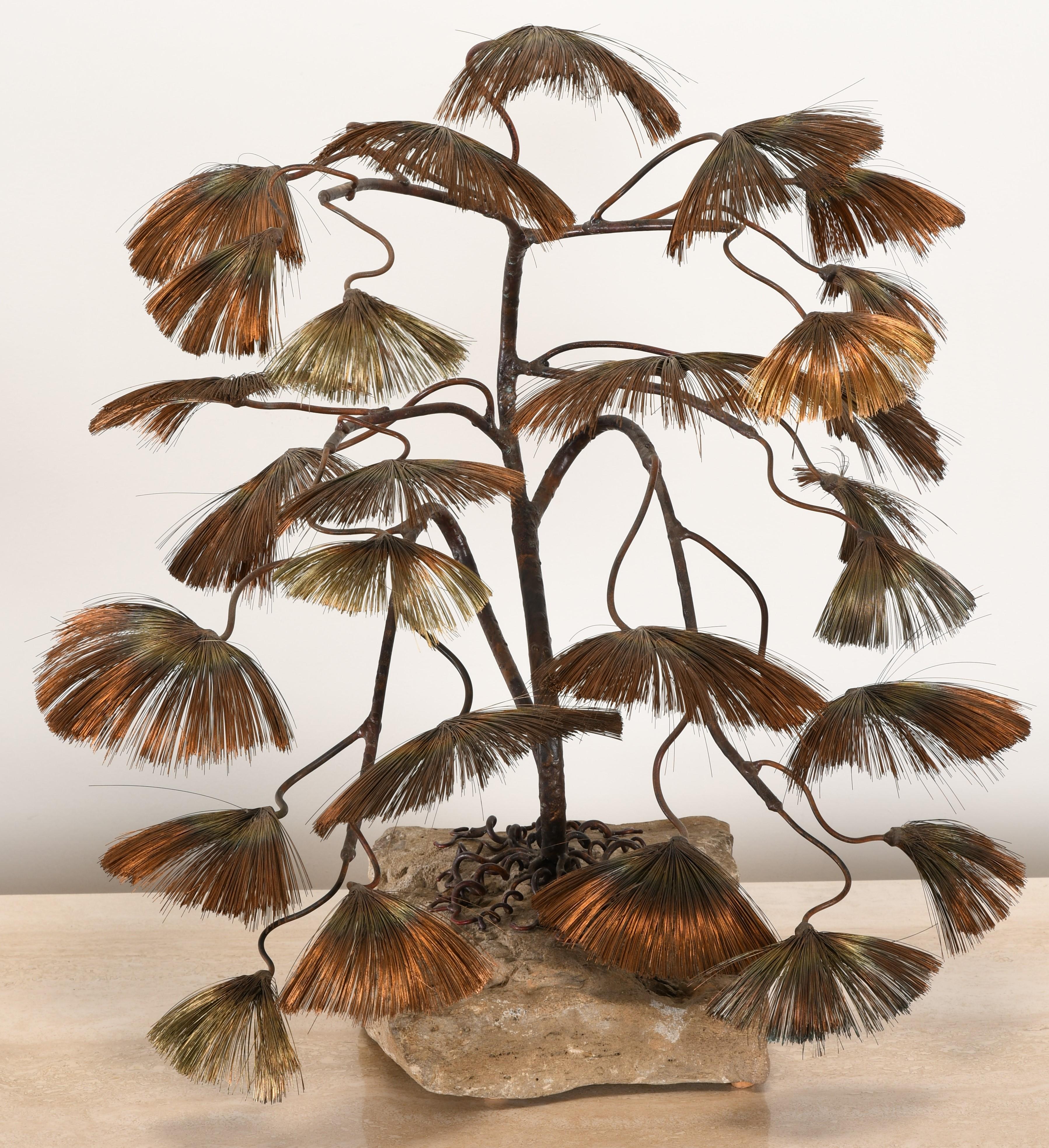 Mid-Century Modern Bonsai Tree Sculpture by John Steck, 1960s