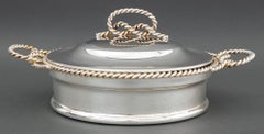 Bonwit Teller Silver Plate Covered Serving Dish