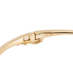 Bony Levy 14K Yellow Gold Thin Hinged Bangle Bracelet