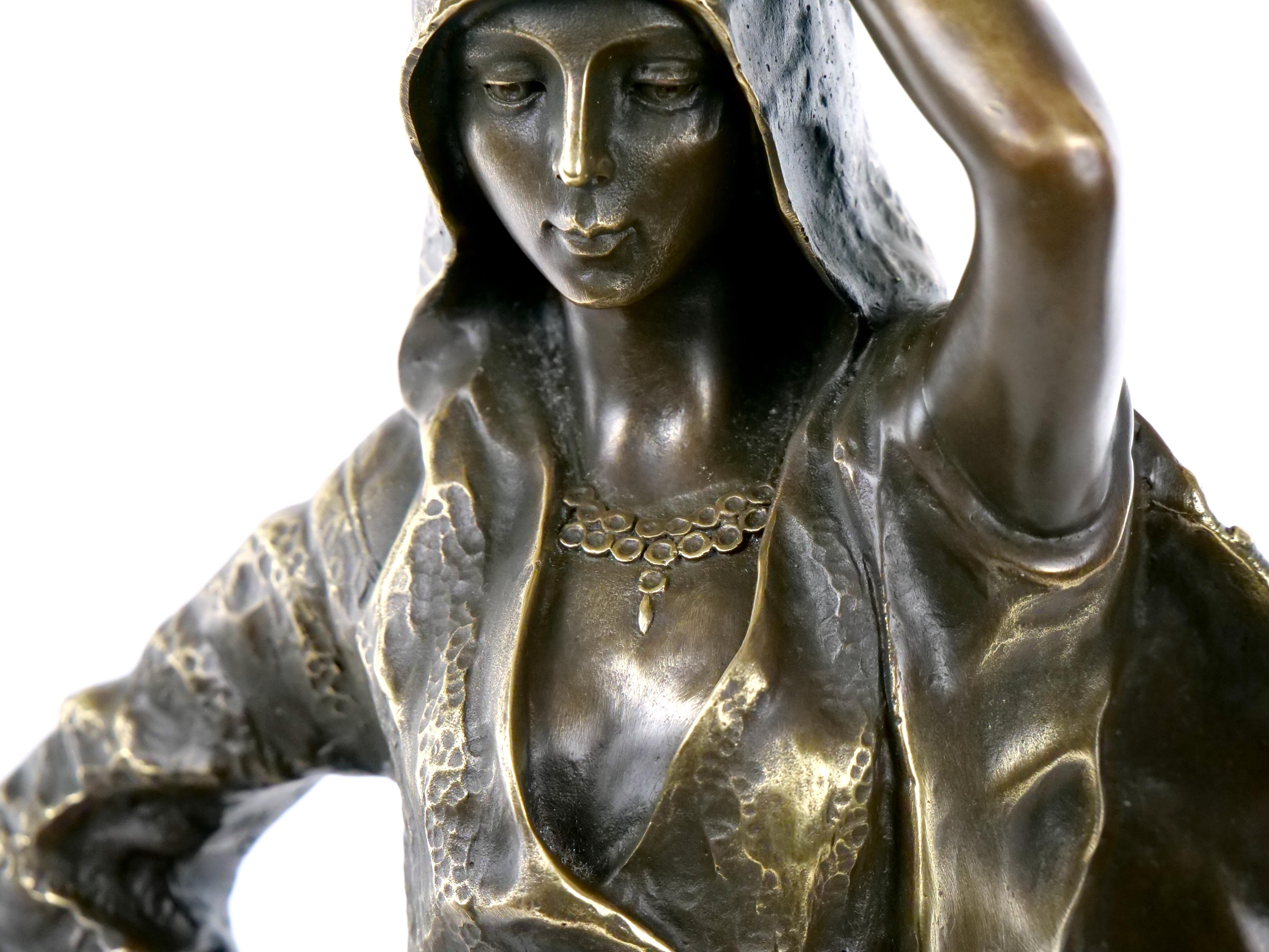 Bronze Sculpture of Rebecca After Gaston Veuvenot Leroux '1854-1942' 7