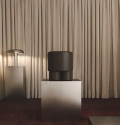 BOO Black Genuine Leather by Hermhaus – Modern Design Pouf