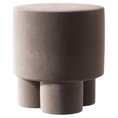 BOO Pouf Beige Velvet by Hermhaus