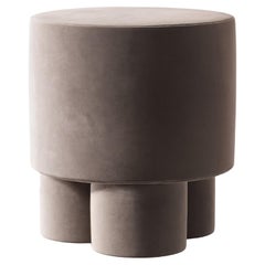 BOO Pouf Beige Velvet by Hermhaus
