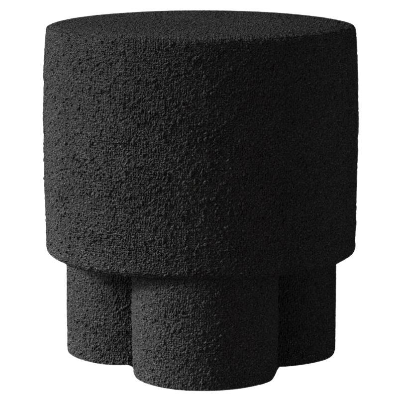 BOO Pouf Black Boucle by Hermhaus