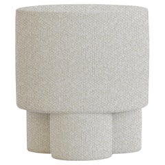 BOO Pouf White Boucle by Hermhaus