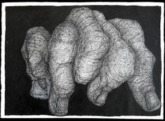 "Siempre puedo oírte pero..." (ENMARCADO) Cuadro 30" x 42" in by Booboo Stewart