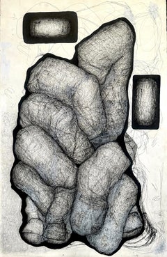 "Ist es jemals..." Surrealistische Malerei (gerahmt) 40" x 26" Zoll von Booboo Stewart