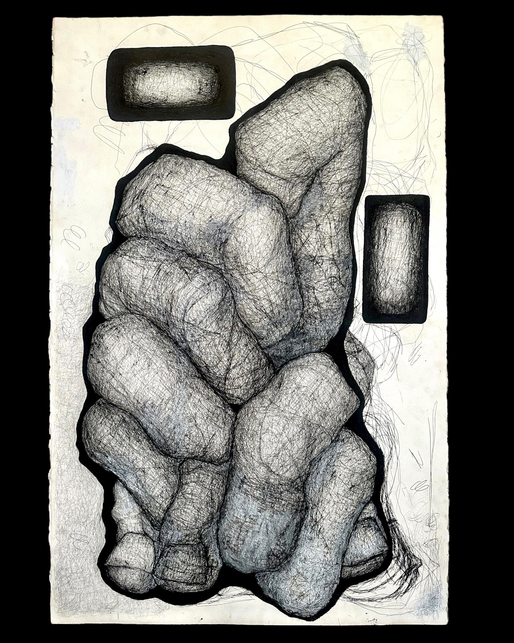 "Is it Ever..." Surrealist Painting (FRAMED) 40" x 26" inch by Booboo Stewart