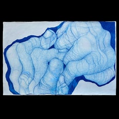 "Its a Pity" Abstract Painting (FRAMED) 26" x 40" inch by Booboo Stewart