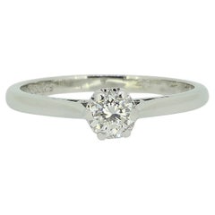 Bague de fiançailles solitaire Boodles avec diamant de 0,41 carat